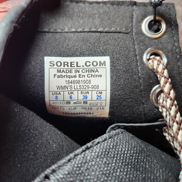 Sorel PDX Wedge Booties Women’s 8 Brown Waterproof Nubuck Lace Up NWOB - Picture 16 of 16